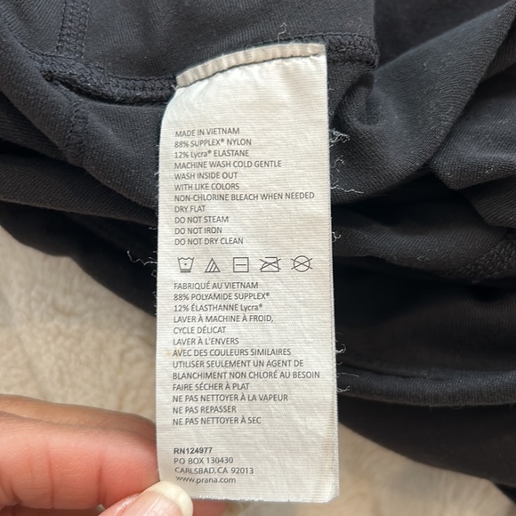 Prana Black Leggings, Size Medium - Picture 6 of 13